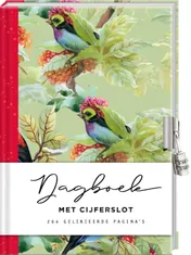 Omslag van Dagboek met cijferslot voor volwassenen - Birds