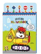 Omslag van Aan het werk kleurboek