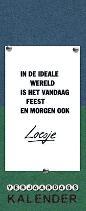Omslag van Verjaardagskalender Loesje nr. 7