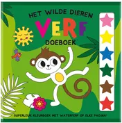 Omslag van Het Wilde Dieren Verf Doeboek - (set van 4)