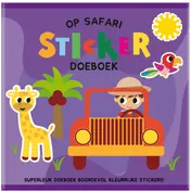 Omslag van Op Safari Sticker Doeboek - (set van 4)
