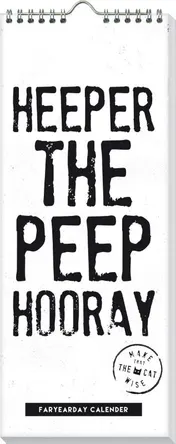 Omslag van Verjaardagskalender MTTCW - Heeper the Peep