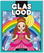Omslag van Glas-in-lood kleurboek Prinses