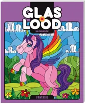 Omslag van Glas-in-lood kleurboeken - Fantasie