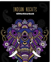 Omslag van Indian Nights Glitterkleurboek