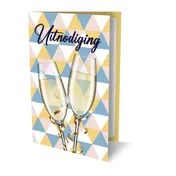 Omslag van CHAMPAGNE UITNODIGING PK 940 SET VAN 6