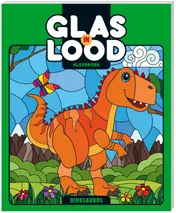 Omslag van Kleurboek glas-In-Lood - Dinosaurus