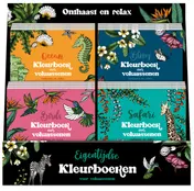 Omslag van Display kleurboeken voor volwassenen 4 x 4 ex.