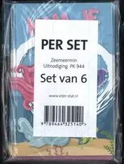 Omslag van Zeemeermin - Uitnodiging PK 944 - set van 6
