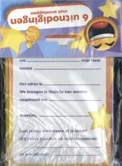 Omslag van Zonnebril - Uitnodiging PK 946 - set van 6