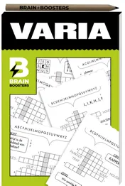 Omslag van Brainbooster puzzelboek - Varia
