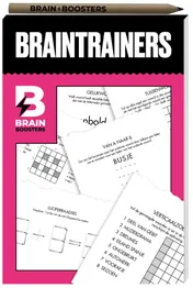 Omslag van Brainbooster puzzelboek - Braintrainers