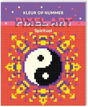 Omslag van Kleuren op nummer - Pixel art - Spiritual