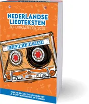 Omslag van Nederlandse liedteksten scheurkalender - 2025