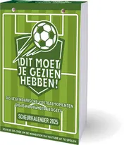 Omslag van 365 onvergetelijke voetbalmomenten scheurkalender - 2025