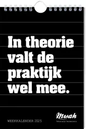 Omslag van Mwah weekkalender - 2025