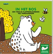 Omslag van Flappenkleurboek - In het bos