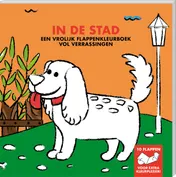 Omslag van Flappenkleurboek - In de stad