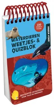 Omslag van Freek Vonk Weetjes- & quizblok - Waterdieren