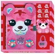 Omslag van Dagboek met slot pluche - Little Tiger