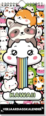 Omslag van Verjaardagskalender - Kawaii