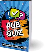 Omslag van Pubquiz mini scheurkalender - 2027