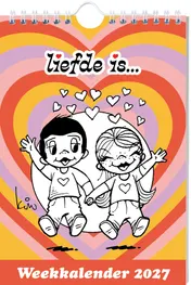 Omslag van Liefde is... weekkalender - 2027