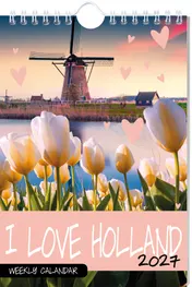 Omslag van I love Holland weekkalender - 2027