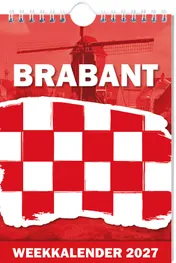 Omslag van Brabant weekkalender - 2027