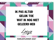 Omslag van Loesje familieplanner - 2027