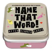 Omslag van After dinner game - Name that word