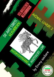 Omslag van De Anti Stress Kleurboek : ANIMAL LOVER 2