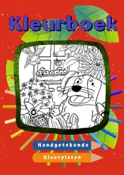 Omslag van Kleurboek - Met heel veel leuke dieren om in te kleuren !