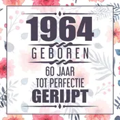 Omslag van 1964 Geboren 60 Jaar Tot Perfectie Gerijpt