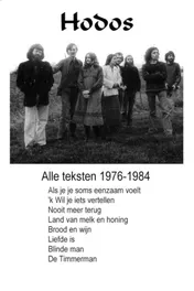 Omslag van Hodos Alle teksten 1976-1984