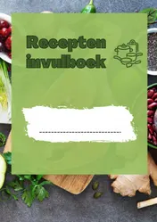Omslag van Recepten invulboek