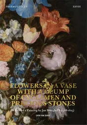 Omslag van Flowers in a Vase with a Clump of Cyclamen and Precious Stones