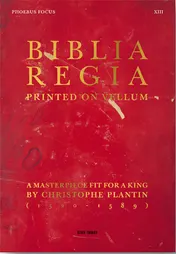 Omslag van Biblia Regia Printed on Vellum