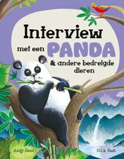 Omslag van Interview met een panda & andere bedreigde dieren