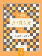 Omslag van KERN Wiskunde uitwerkingenboek havo 4 wiskunde A deel 2