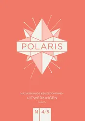 Omslag van POLARIS natuurkunde uitwerkingenboek keuzedomeinen havo 4-5