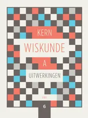 Omslag van KERN Wiskunde uitwerkingenboek vwo 6 wiskunde A