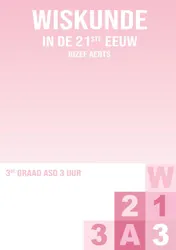 Omslag van 3de Graad ASO 3 Uur Wiskunde