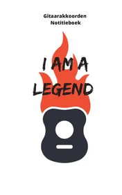 Omslag van Gitaarakkoorden notitieboek - I am a legend