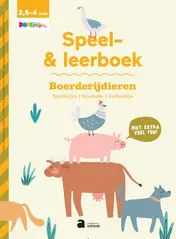 Omslag van Speel- en leerboek - Boerderijdieren
