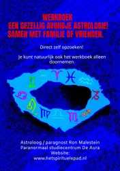 Omslag van Werkboek – Een gezellig avondje Astrologie! Samen met familie of vrienden.