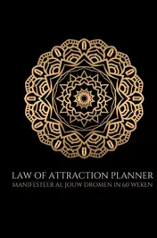 Omslag van Law of attraction planner ongedateerd (zonder datums) - weekplanner & agenda - 60 weken