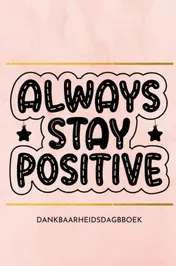 Omslag van Dankbaarheidsdagboek: positief leren denken