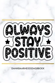 Omslag van Dankbaarheidsdagboek: positief leren denken