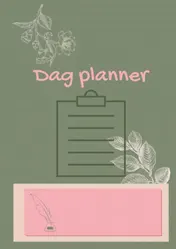 Omslag van Dag planner A4